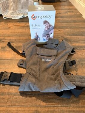 Ergobaby Embrace Cozy Newborn Carrier — Heather Gray